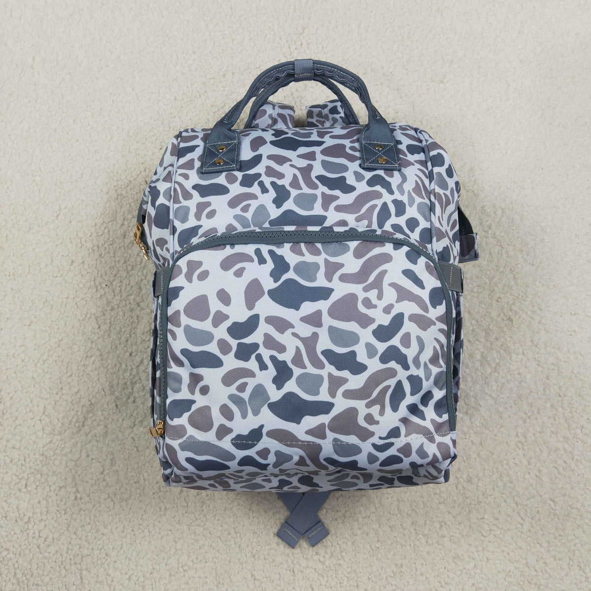 Sibling Baby Boys Kids Camo Print Zipper Backpack School Hunting Bag