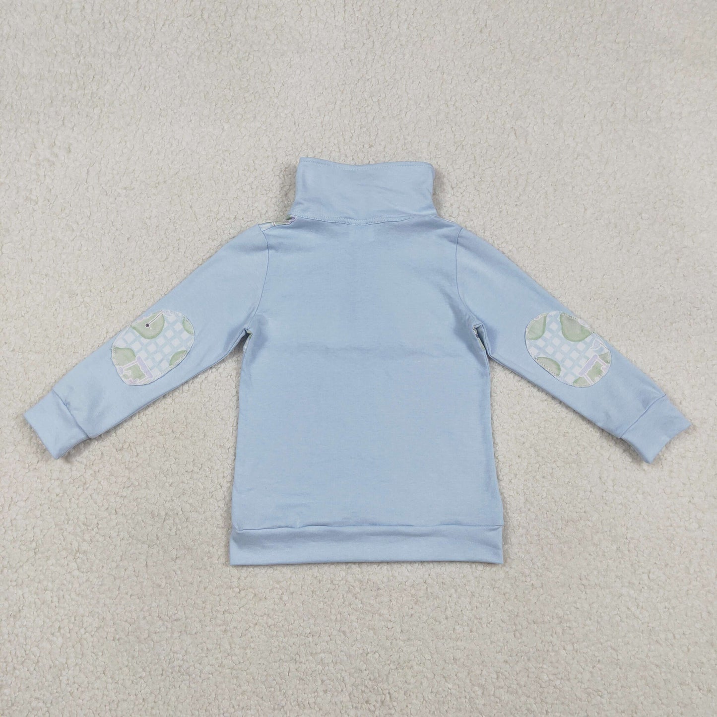 RTS Baby Girls Kids Pink Long Sleeves Golf Buttons Pullover Shirt