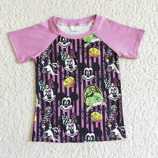 Promotion Baby Boy Halloween Short Sleeve Shirt