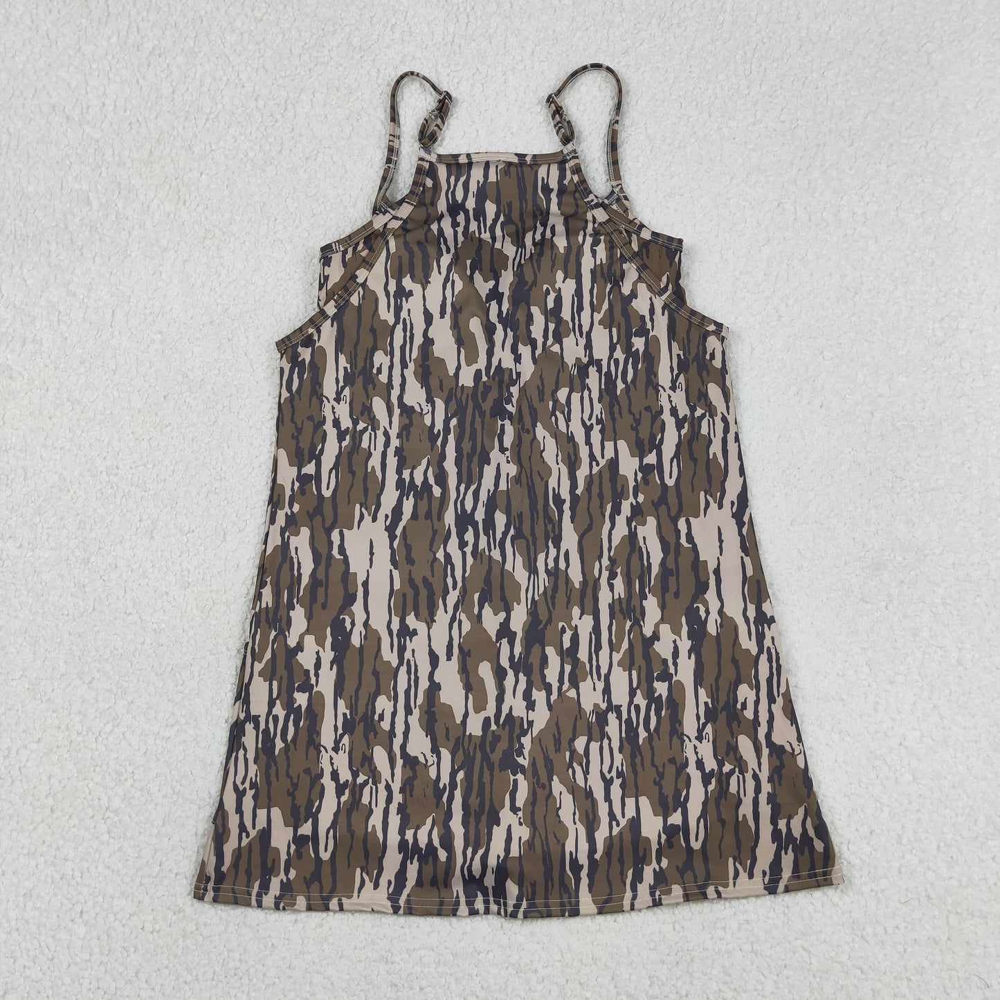 Adult Women Straps Pockets Camo Southern Dress Yoga Active Woman Clothes
