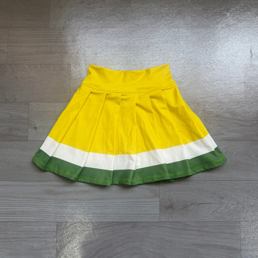 No moq Preorder Baby Girls Kids Yellow Green Skirt Shorts Bottoms Yoga Clothes