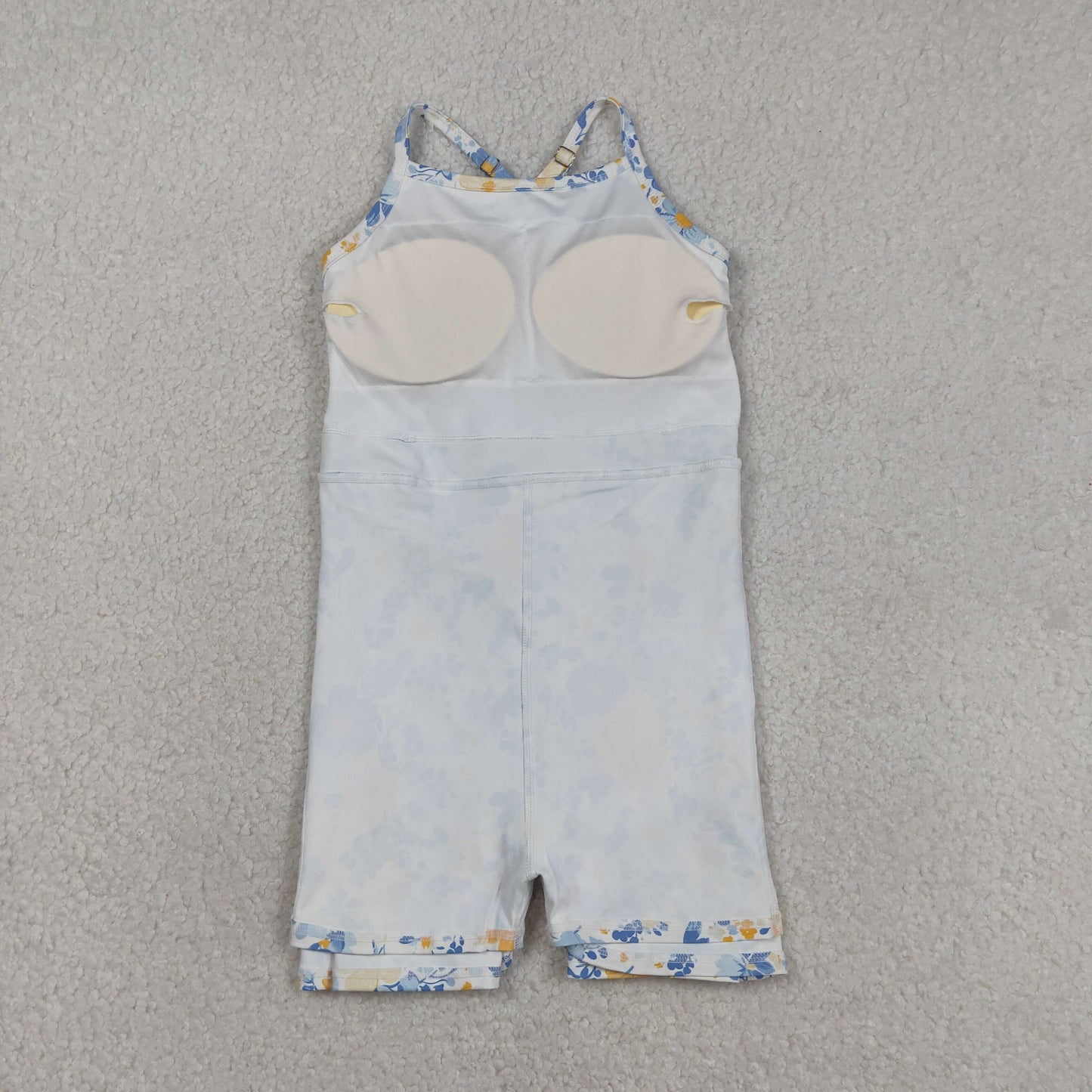 RTS Baby Girls Kids Sleeveless Flower Yoga Active Shorts Dress