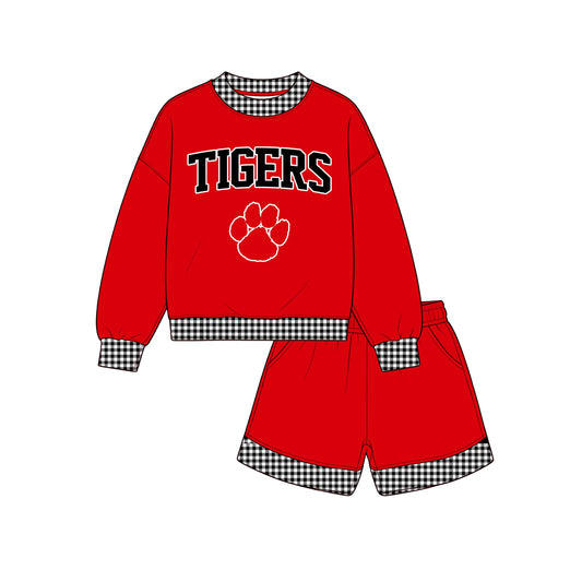 Moq 5 Baby Girls Kids Long Sleeves Shirt Shorts Team Set Clothes
