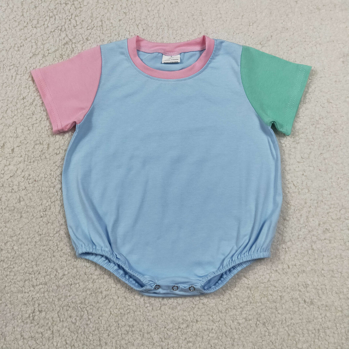 Baby Kids Infant Short Sleeves Cotton Bubble Romper Clothes