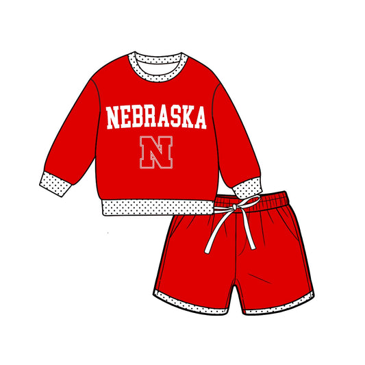Moq 5 Baby Girls Kids Long Sleeves Shirt Shorts Team Set Clothes