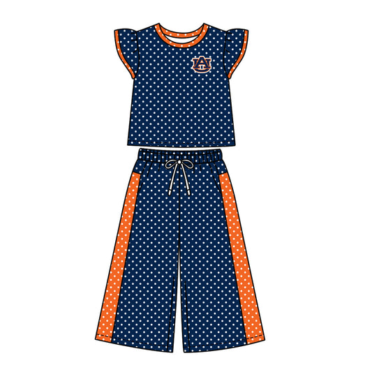 Moq 5 Baby Girls Kids Short Sleeves Shirt Pants Team Set Clothes