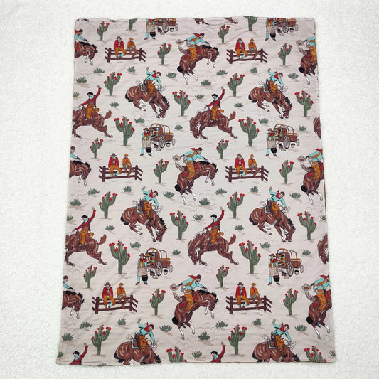 Baby Boys Kids Western Cactus Horse Blanket