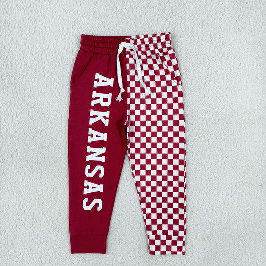 Baby Boys Kids Checked Pockets Pants Bottoms Team Clothes