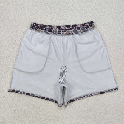 RTS Sibling Baby Boy Adult Swim Trunks Dark Grey Camo Hunting Pocket Shorts Daddy and Me Swimsuit Swimwear