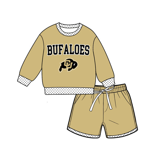 Moq 5 Baby Girls Kids Long Sleeves Shirt Shorts Team Set Clothes