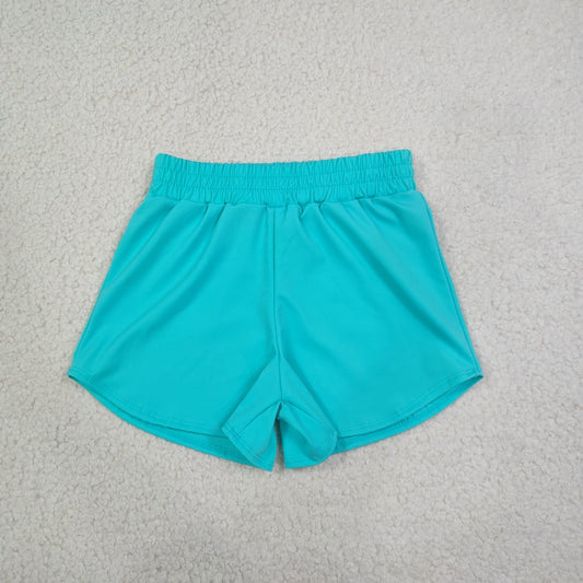 Baby Girls Kids Shorts Bottoms Yoga Active Green Clothes