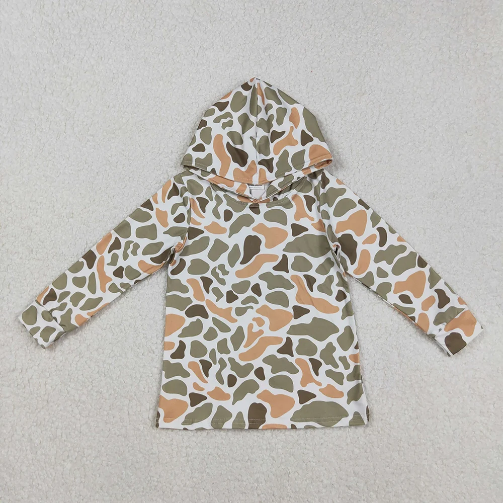 USA Shop Baby Boys Kids Long Sleeves Camo Hoodie Hunting Shirt Tops
