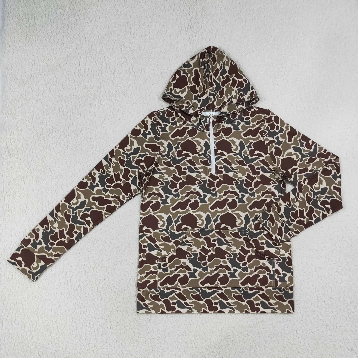 Sibling Baby Boys Adult Woman Camo Zipper Hoodie Pockets Hunting Pullovers Shorts