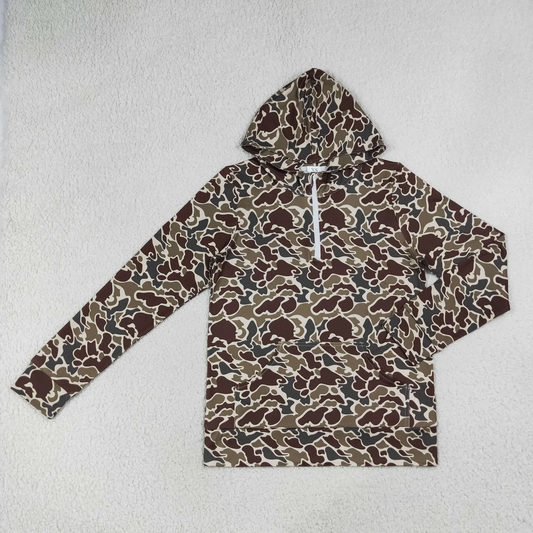 Sibling Baby Boys Adult Woman Camo Zipper Hoodie Pockets Hunting Pullovers Shorts