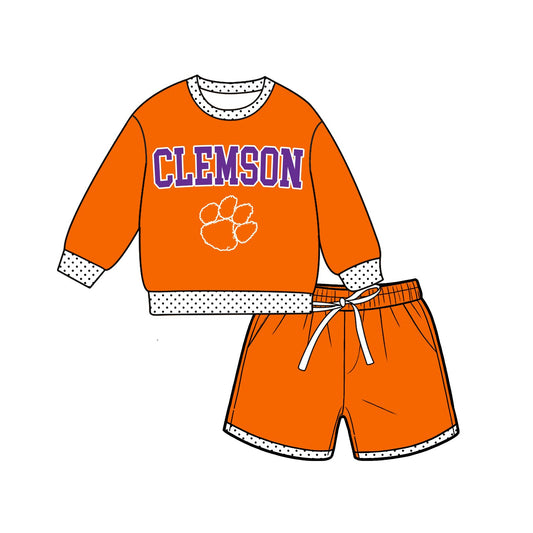 Moq 5 Baby Girls Kids Long Sleeves Shirt Shorts Team Set Clothes