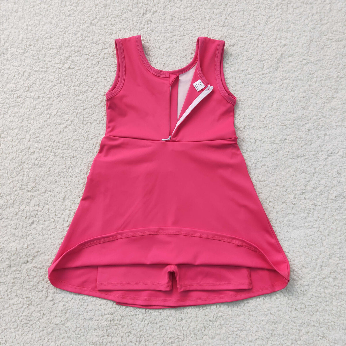 Sibling Baby Girls Sleeveless Shorts Knee Length Yoga Active Dresses Clothes