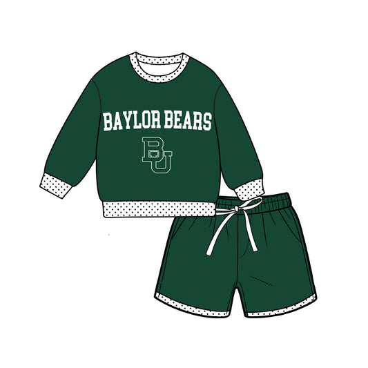 Moq 5 Baby Girls Kids Long Sleeves Shirt Shorts Team Set Clothes