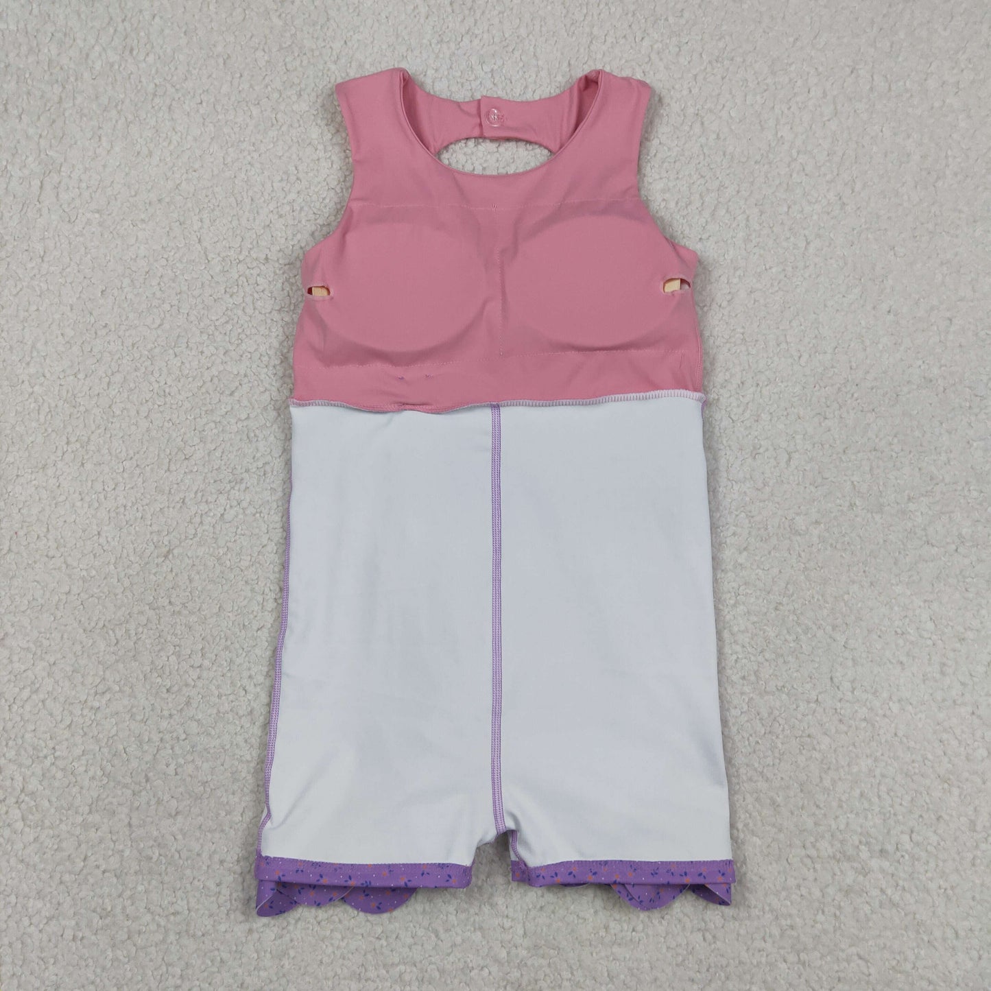 Baby Girls Kids Sleeveless Pink Plaid Bows with Shorts Yoga Dress
