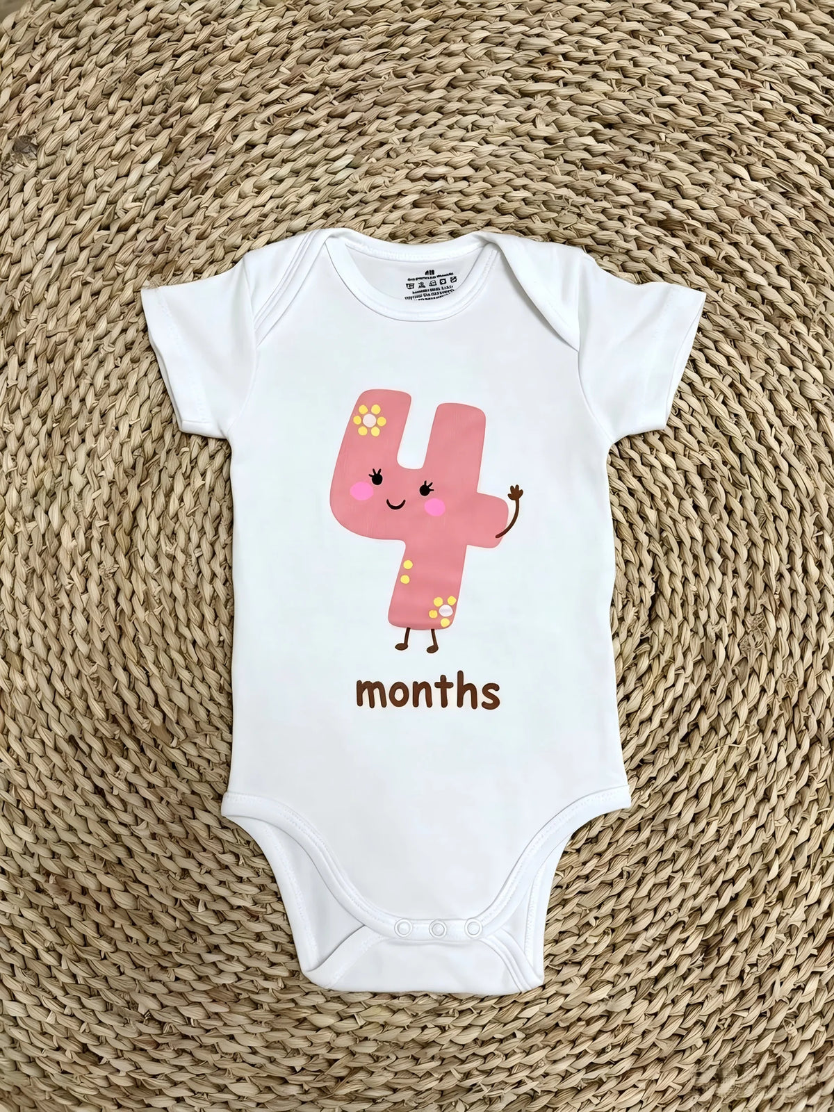 USA Shop Baby Short Sleeves Cotton Bodysuit Newborn Daily Rompers