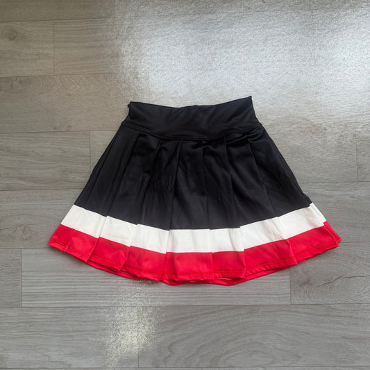 No moq Preorder Baby Girls Kids Black Red Skirt Shorts Bottoms Yoga Clothes