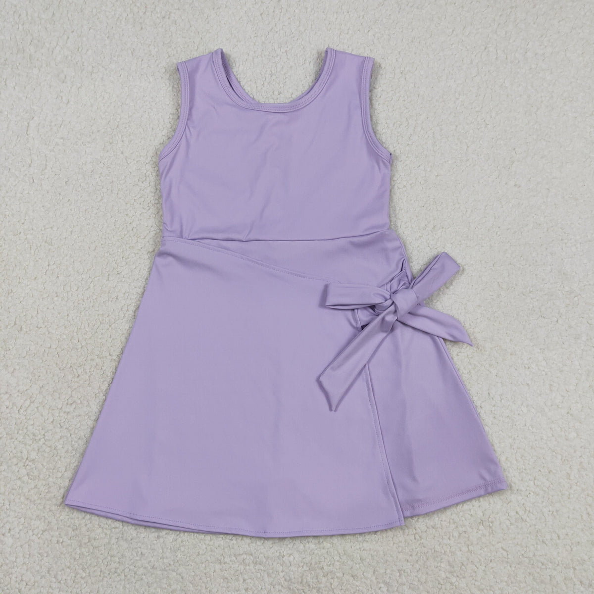 Sibling Baby Girls Sleeveless Shorts Knee Length Yoga Active Dresses Clothes