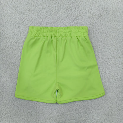 Baby Girls Kids Green Stripes Shorts Bottoms Yoga Active Clothes RTS