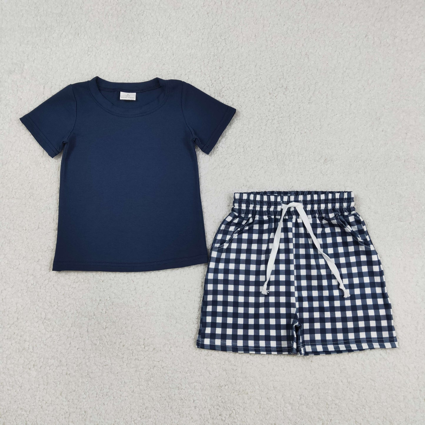 RTS Sibling Baby Boys Kids Short Sleeves Shirts Pockets Shorts Summer Sets Clothes