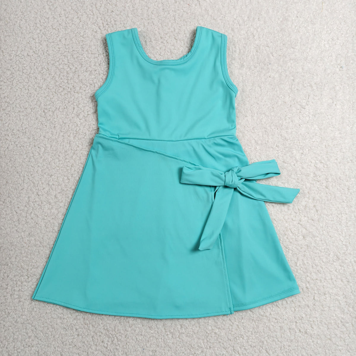 Sibling Baby Girls Sleeveless Shorts Knee Length Yoga Active Dresses Clothes