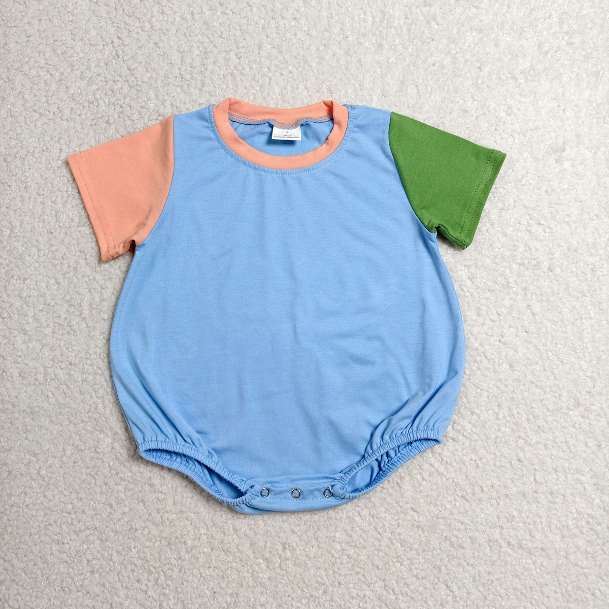 Baby Boys Infant Short Sleeves Cotton Bubble Romper Clothes RTS