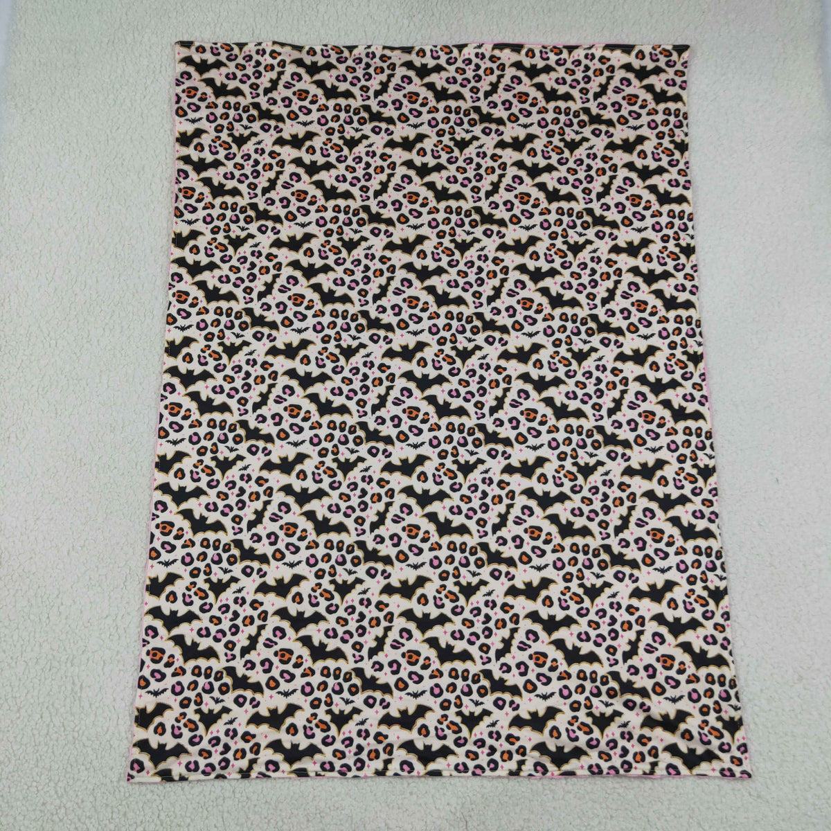 Baby Girls Kids Bats Leopard Halloween Blanket