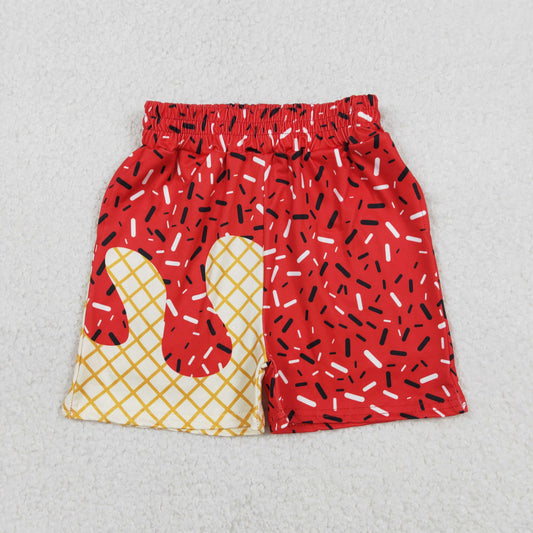 Baby Boys Kids Red Drips Sprinkles Summer Shorts Bottom