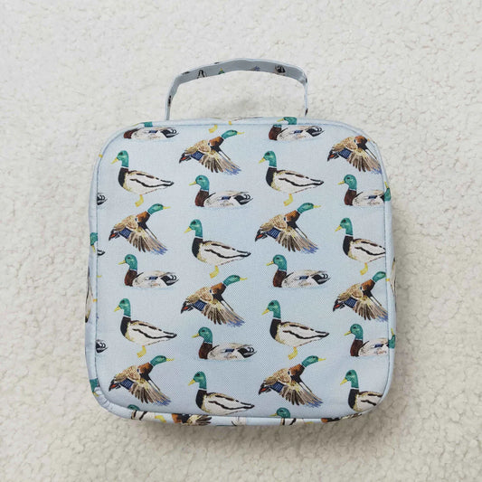 RTS Baby Boys Kids Ducks Lunch Box Picnic Thermal Blue Bag
