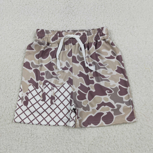 Baby Boys Kids Toddler Grey Camo Drips Summer Shorts Bottoms