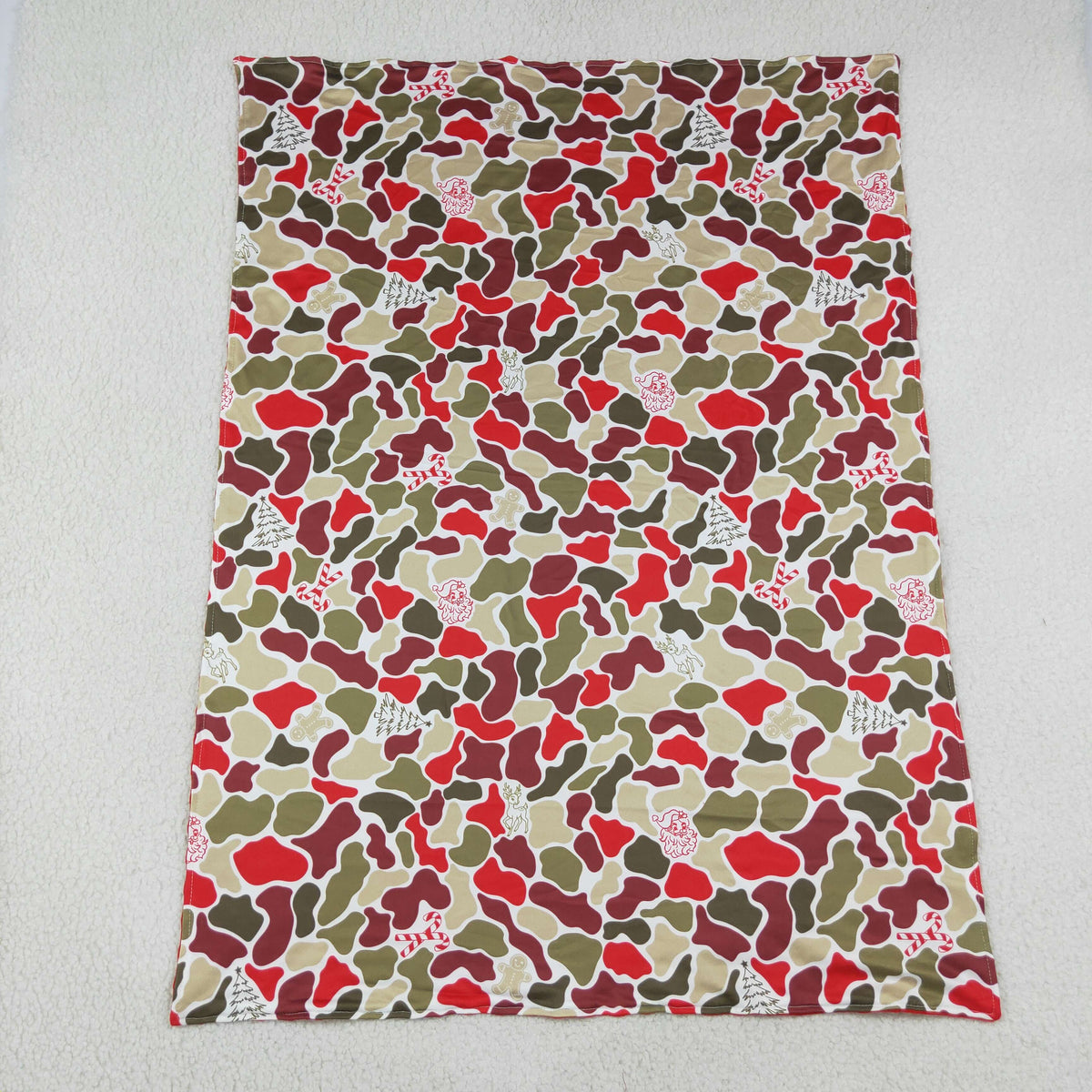 Baby Boys Kids Christmas Santa Tree Camo Blanket