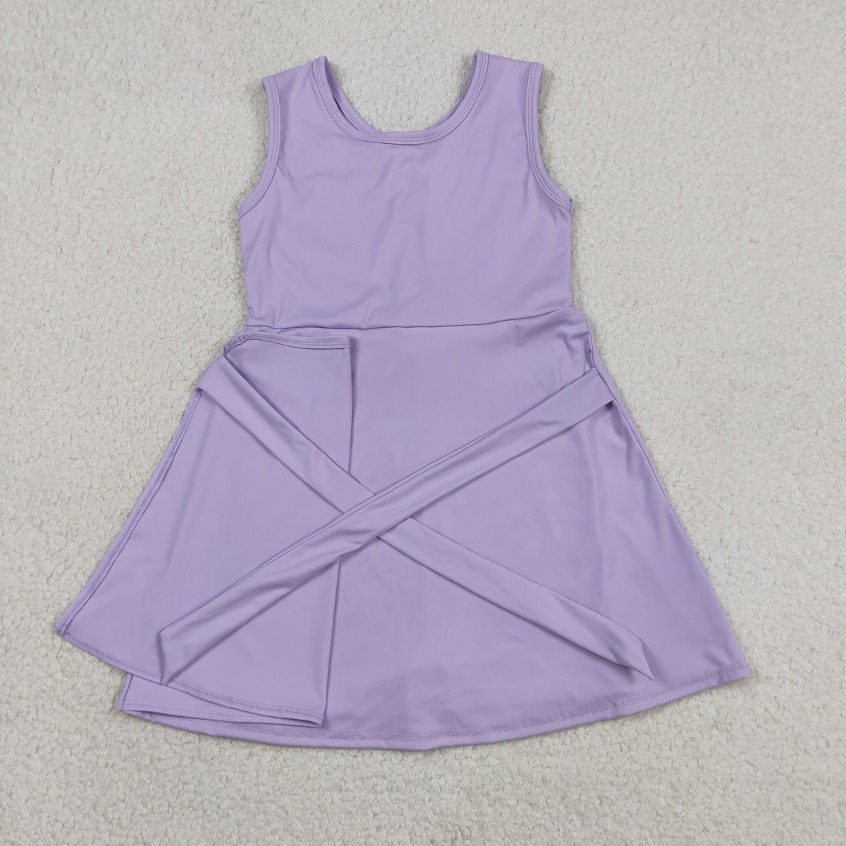 Sibling Baby Girls Sleeveless Shorts Knee Length Yoga Active Dresses Clothes
