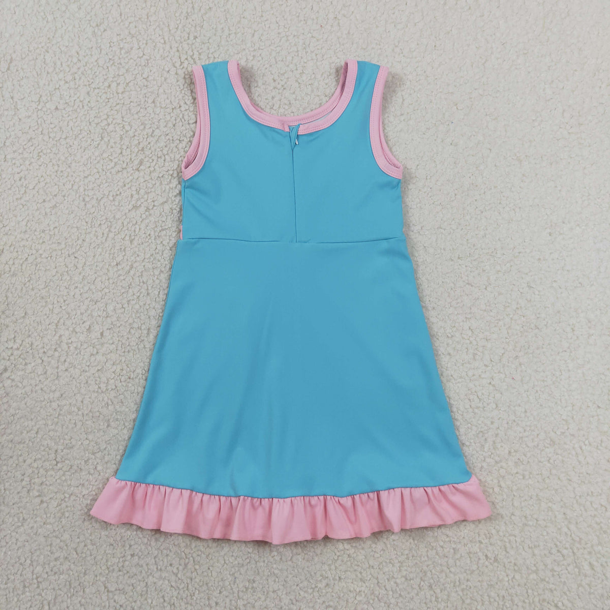Baby Girls Kids Sleeveless Shorts Scallop Dress Yoga Active Summer Clothes