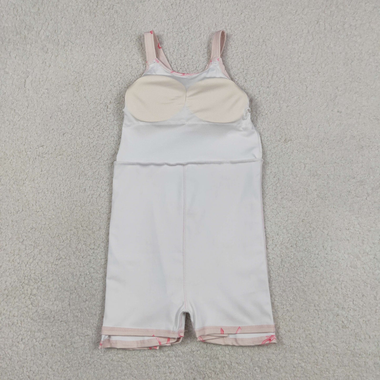 Baby Girls Kids Straps Bows Yoga Active Shorts Knee Length Dress