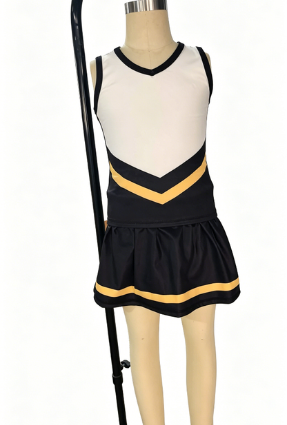 Preorder Baby Girls Kids Sleeveless Vest Black Skirt Shorts Set Yoga Active Team Clothes