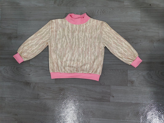 No moq Preorder Baby Girls Toddler Long Sleeves Pink Shirt Tops Yoga Active Camo Clothes