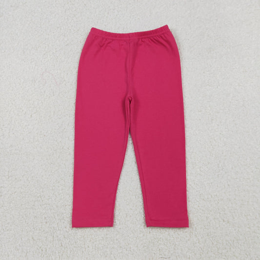 Baby Girls Kids Hot Pink Cotton Leggings Pants Bottoms