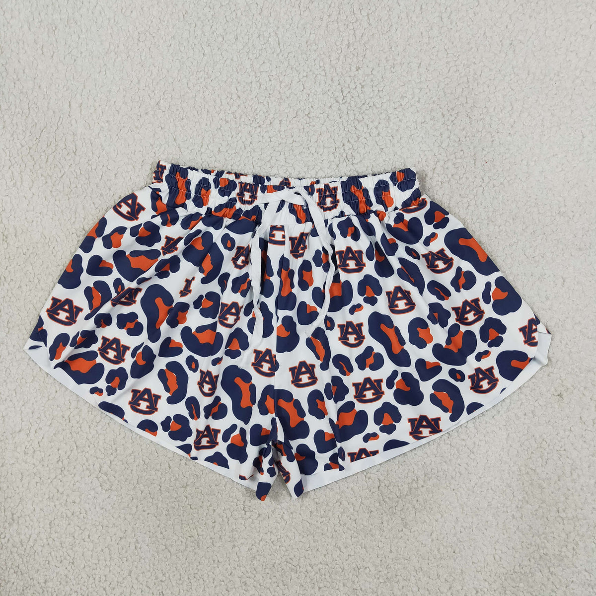 Adult Women Leopard Team Yoga Active Ruffle Shorts Bottom RTS