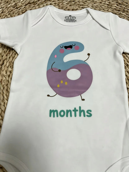USA Shop Baby Short Sleeves Cotton Bodysuit Newborn Daily Rompers