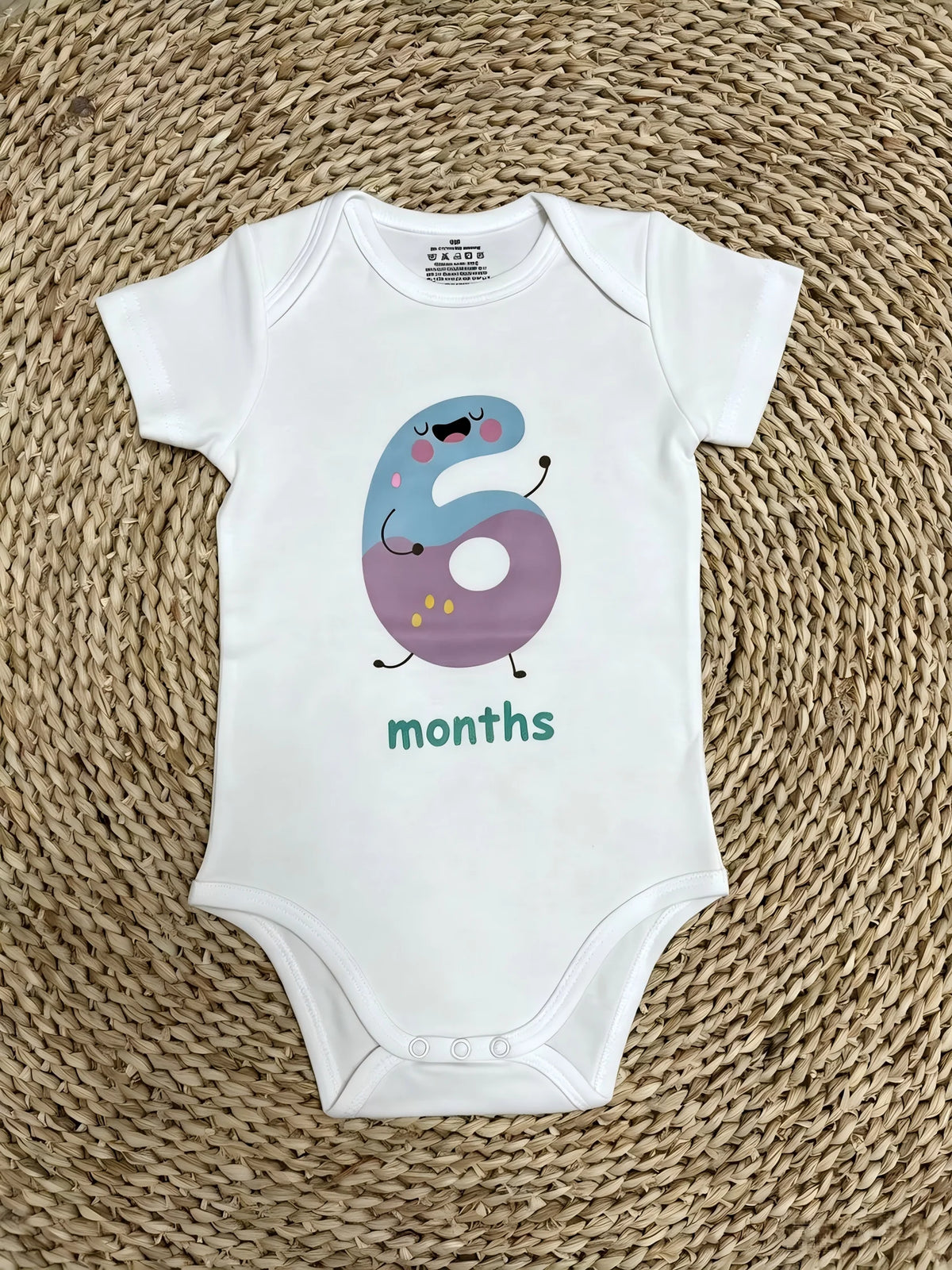 USA Shop Baby Short Sleeves Cotton Bodysuit Newborn Daily Rompers