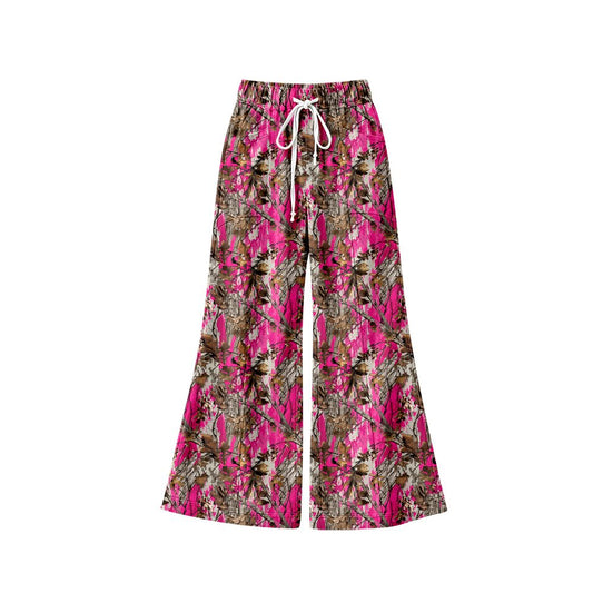 Moq 5 Baby Girls Kids Camo Pants Bottoms Yoga Active Pink Clothes