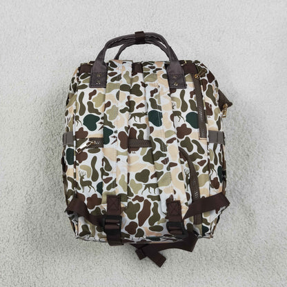 Baby Boys Kids Dogs Ducks Deer Camo Zipper Backpack Hunting Bag RTS