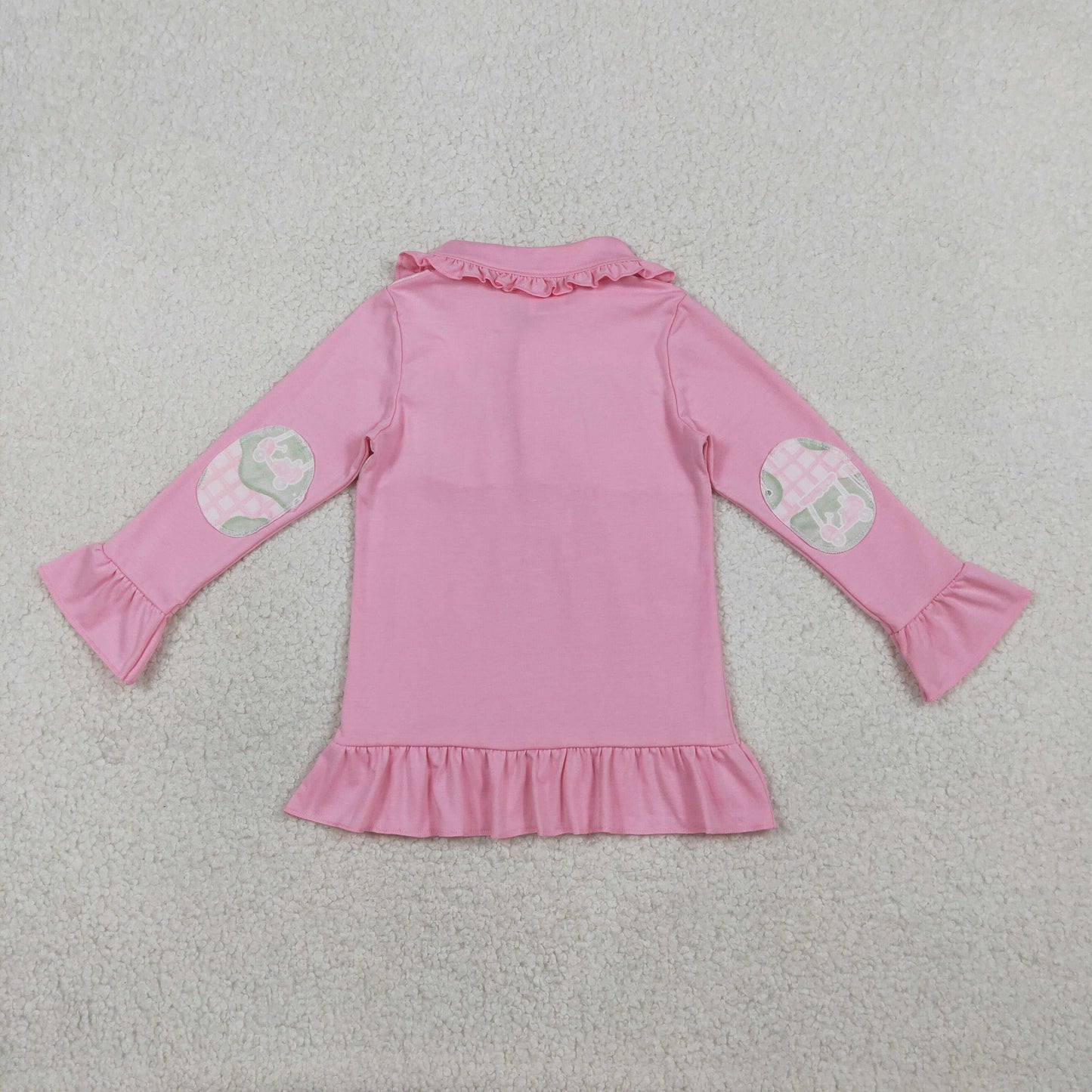 RTS Sibling Baby Boys Girls Kids Long Sleeves Golf Buttons Pullover Shirts Tops