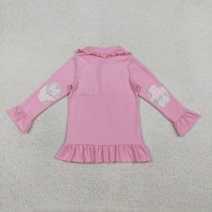 RTS Sibling Baby Boys Girls Kids Long Sleeves Golf Buttons Pullover Shirts Tops