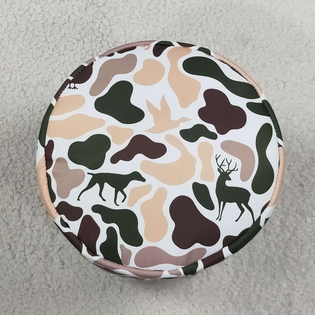 Baby Toddler Kids Embroidery Rabbit Camo Print Basket Easter Bag RTS