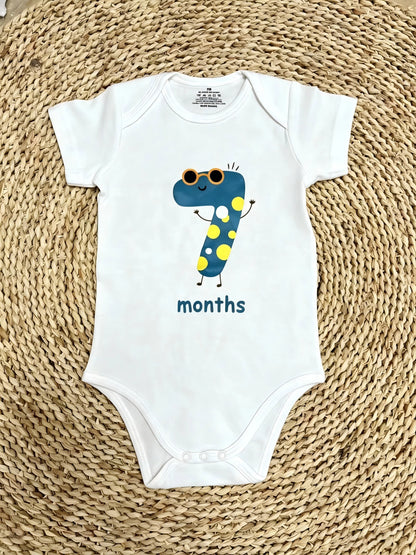USA Shop Baby Short Sleeves Cotton Bodysuit Newborn Daily Rompers