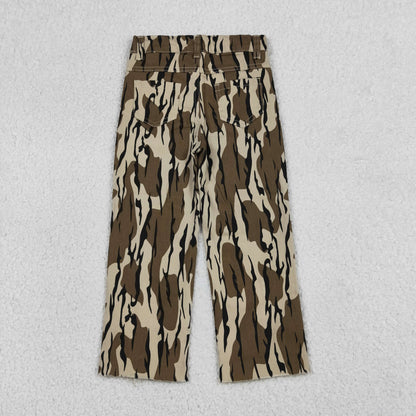 Baby Boys Kids Camo Denim Pants Jeans Bottoms Clothes